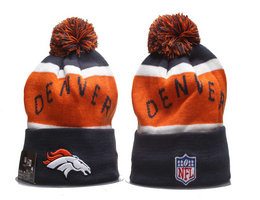 Denver Broncos NFL Knit Beanie Hats YP 4