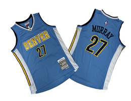 Denver Nuggets #27 Jamal Murray Blue 03-04 Hardwood Classics Authentic Stitched NBA jersey