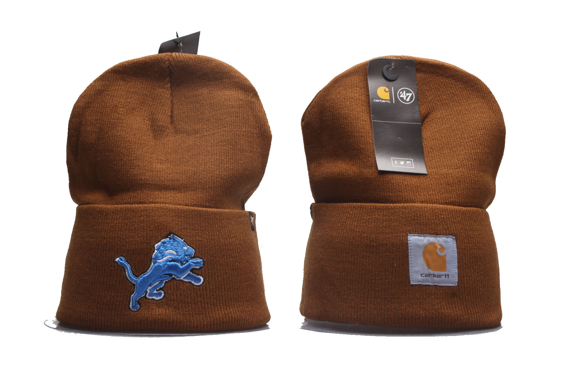 Detroit Lions NFL Knit Beanie Hats YP 2