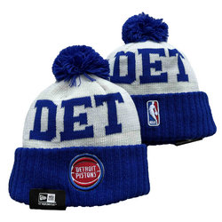 Detroit Pistons NBA Knit Beanie Hats YD 1