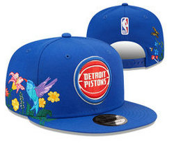 Detroit Pistons NBA Snapbacks Hats YD 004