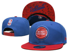 Detroit Pistons NBA Snapbacks Hats YS 002
