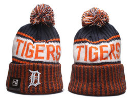 Detroit Tigers MLB Knit Beanie Hats YP 1