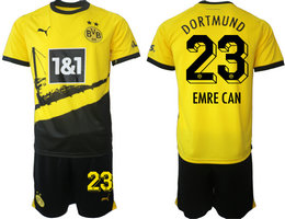 Dortmund 2023-24 #23 EMRE CAN Home Soccer Club Jersey