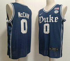 Duke Blue Devils #0 Jared McCain Blue Basketball Jersey