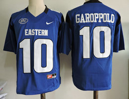 Eastern Illinois Panthers #10 Jimmy Garoppolo Blue College Football Jersey