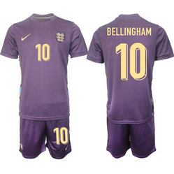 England 2024-25 #10 BELLINGHAM Away Soccer Jersey