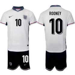 England 2024-25 #10 ROONEY home Soccer Jersey