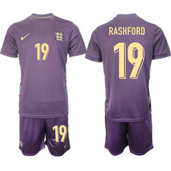 England 2024-25 #19 RASHFORD Away Soccer Jersey