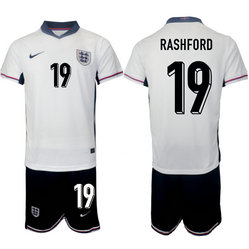 England 2024-25 #19 RASHFORD home Soccer Jersey