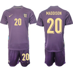 England 2024-25 #20 MADDISON Away Soccer Jersey