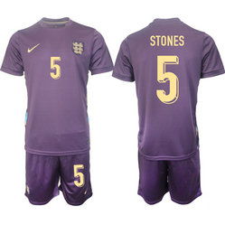 England 2024-25 #5 STONES Away Soccer Jersey