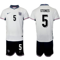 England 2024-25 #5 STONES home Soccer Jersey
