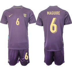 England 2024-25 #6 MAGUIRE Away Soccer Jersey