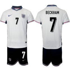 England 2024-25 #7 BECKHAM home Soccer Jersey