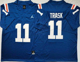 Florida Gators #11 Kyle Trask Blue Vapor Untouchable Authentic Stitched NCAA Jersey