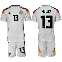 Germany 2024-25 #13 MULLER Home Soccer Jersey
