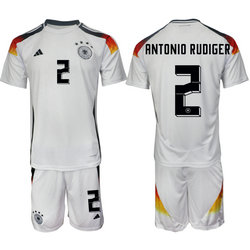 Germany 2024-25 #2 ANTONIO RUDIGER Home Soccer Jersey