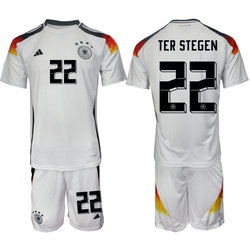 Germany 2024-25 #22 TER STEGEN Home Soccer Jersey