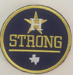 Gold Houston strong patch