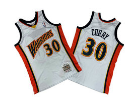 Golden State Warriors #30 Stephen Curry White 09-10 Hardwood Classics Authentic Stitched NBA jerseys
