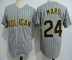 Hooligans 24K Magic Bruno Mars Gray Baseball Jersey