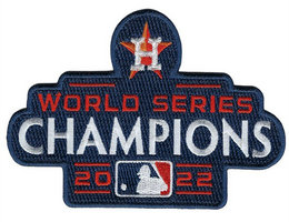 Houston Astros 2022 MLB World Series Champions Patch