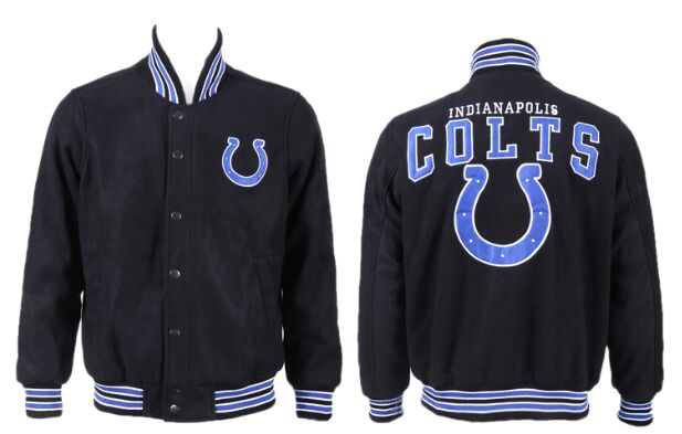 Indianapolis Colts Football Stitched NFL Wool Jacket