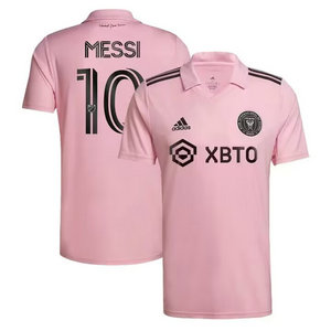 Inter Miami CF #10 Lionel Messi Pink Soccer Jersey