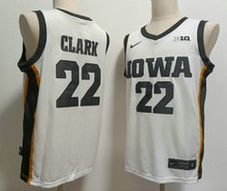 Iowa Hawkeyes #22 Caitlin Clark White 2024 Authentic stitched Basketball jersey