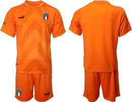 Italy Blank Orange Red 2022 World Cup National Soccer Jerseys