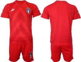 Italy Blank Red 2022 World Cup National Soccer Jerseys