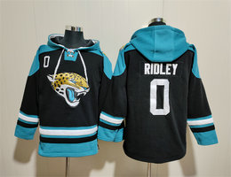 Jacksonville Jaguars #0 Calvin Ridley All Stitched Hooded Sweatshirt