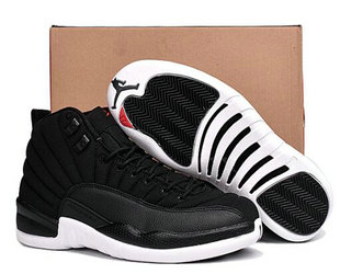 Jordan 12(XII) Authentic basketball shoes Black Nylon 41~47 160728