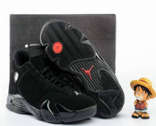 Jordan 14(XIV) Authentic basketball shoes Black 41~47 160728