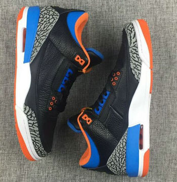 Jordan 3(III) Air Black Orange Basketball shoes size 40-46