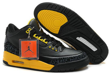 Jordan 3(III) Black Gold Air Basketball shoes size 2 41-47