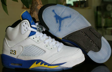 Jordan 5(V) Air #23 White Navy Basketball shoes 1 size 41-47