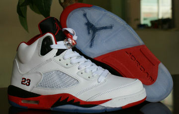 Jordan 5(V) Air #23 White Red Basketball shoes 1 size 41-47