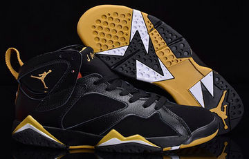 Jordan 7(VII) Air Black Gold Basketball shoes size 41-47