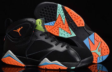 Jordan 7(VII) Air Black Orange Basketball shoes 2 size 41-47