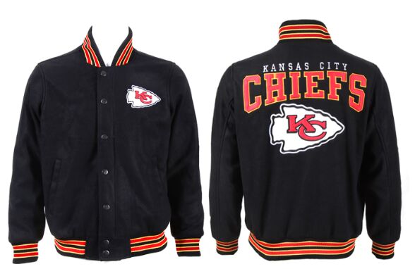 Kansas City Chiefs Football Stitched NFL Wool Jacket