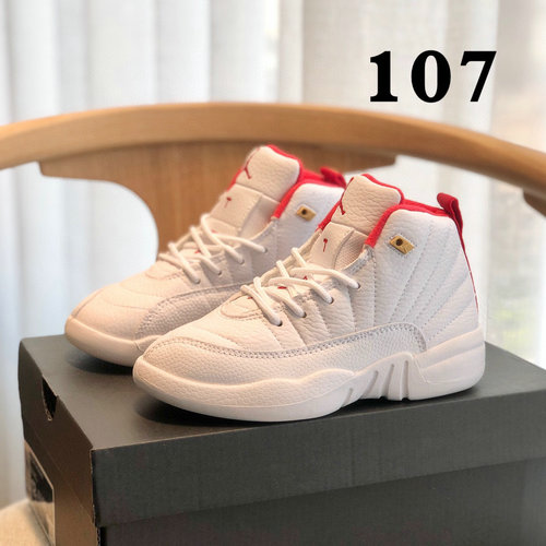 Kids Jordan 12(XII) AAA Authentic basketball shoes Size 26-37.5 02