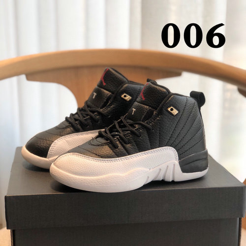 Kids Jordan 12(XII) AAA Authentic basketball shoes Size 26-37.5 08