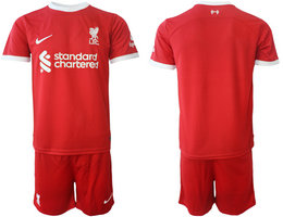Liverpool 2023-24 Home Soccer Club Jersey