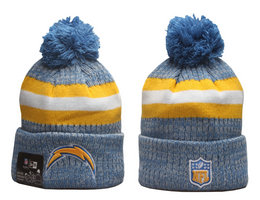 Los Angeles Chargers NFL Knit Beanie Hats YP 5