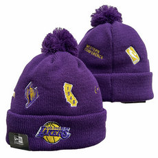 Los Angeles Lakers NBA Knit Beanie Hats YD 2