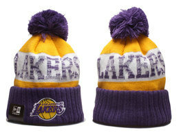 Los Angeles Lakers NBA Knit Beanie Hats YP 6