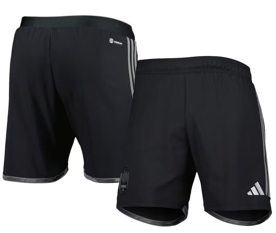 Men's Nashville SC adidas Black 2023 Away AEROREADY Authentic Shorts