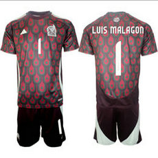 Mexico 2024-25 #1 LUIS MALAGON home Mexico Soccer Jersey